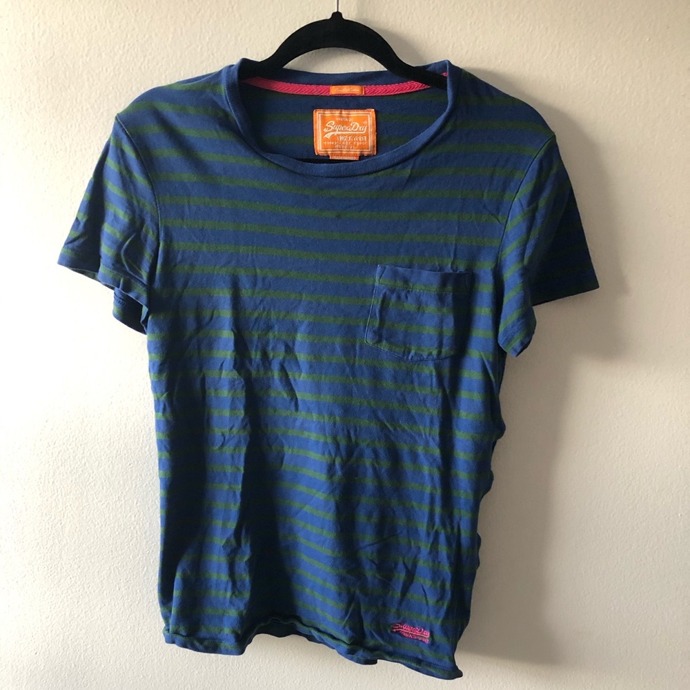 superdry striped tee